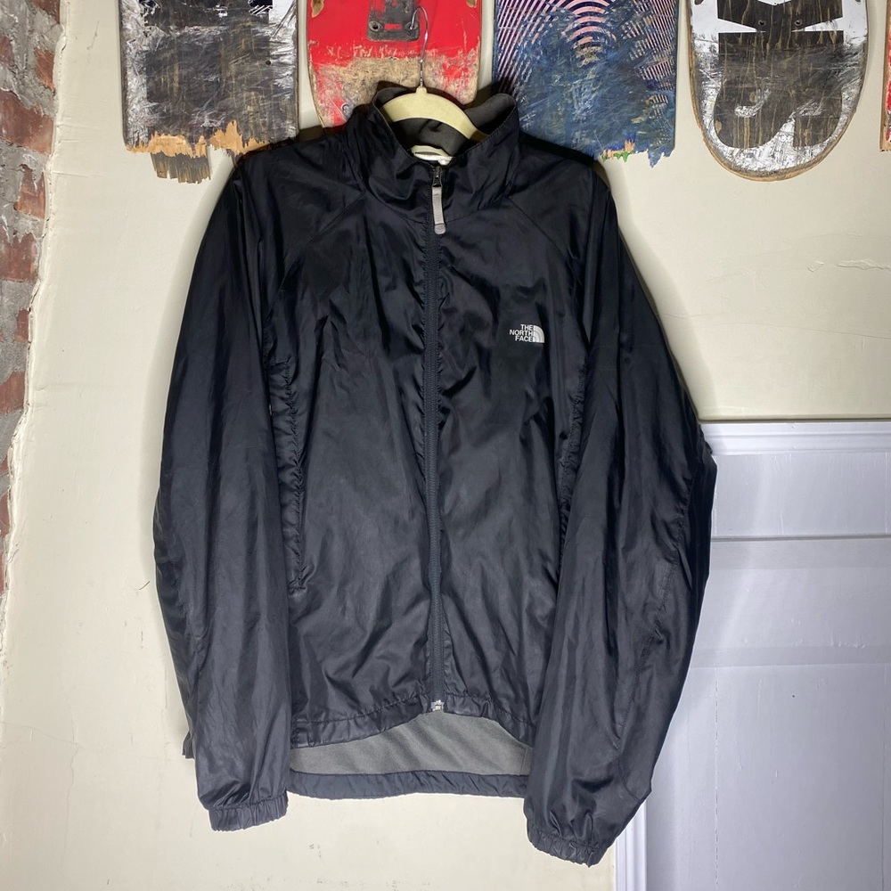North face full zip windbreaker